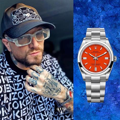 Rapper Gué Pequeno – Rolex Oyster Perpetual in oystersteel